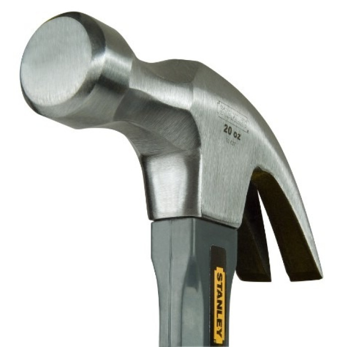 Молоток Stanley Grey Fiberglass Curve Claw 450 г - изображение 2