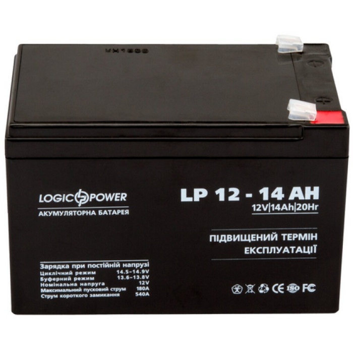 Акумулятор LogicPower LP Silver AGM 12 В 14 Аг 1517 - зображення 2