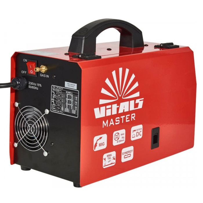 Сварочный аппарат Vitals Master MIG 1600 SN 152924 - изображение 6