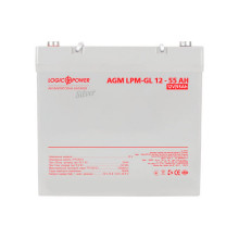 Аккумулятор LogicPower LP-GL Silver гелевый 12 В 55 Ач 15364