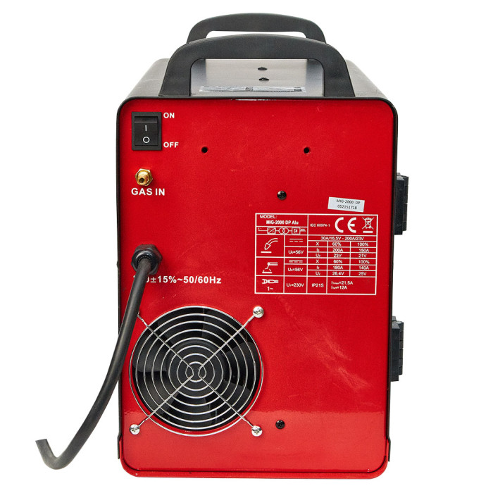 Сварочный аппарат Vitals Professional MIG 2000 DP Alu 156907 - изображение 5