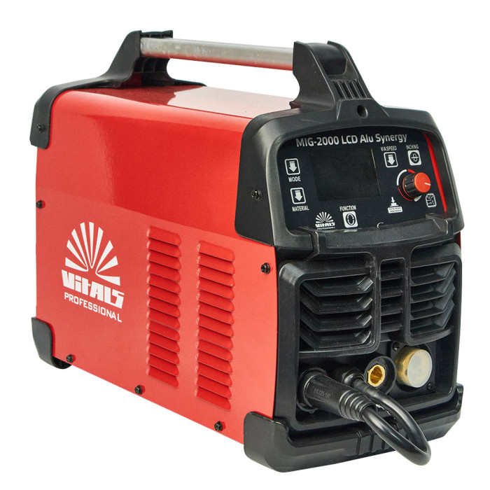 Сварочный аппарат Vitals Professional MIG 2000 LCD Alu Synergy 156989 - изображение 9