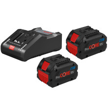 Набір BOSCH Professional зарядний пристрій 18 В, акумулятори 2 шт Li-Ion 18 В 8 Аг 1600A016GP