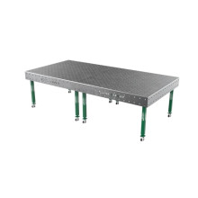 Сварочный стол на колёсах GPPH SMART 3000х1480х12 мм, fi16, сетка 100х100 мм