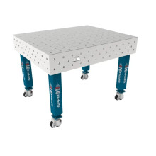 Сварочный стол на колёсах GPPH PRO INOX 1200х1000 мм, fi16, сетка 100х100 мм