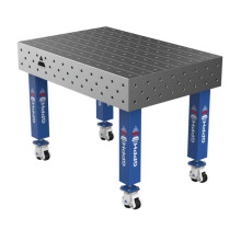 Сварочный стол на колёсах GPPH PRO 1200x800 мм, fi16, сетка 100х100 мм