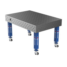 Сварочный стол на колёсах GPPH PRO 1500x1000 мм, fi16, сетка 100х100 мм