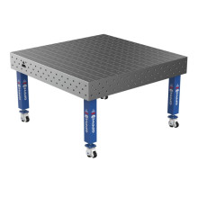 Сварочный стол на колёсах GPPH PRO 1500x1480 мм, fi16, сетка 100х100 мм