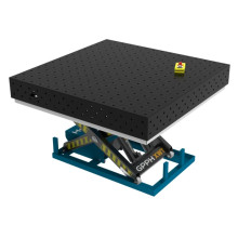 Сварочный стол с гидравлической системой подъема GPPH PLUS 1500x1480 мм, fi16, сетка 100x100 мм