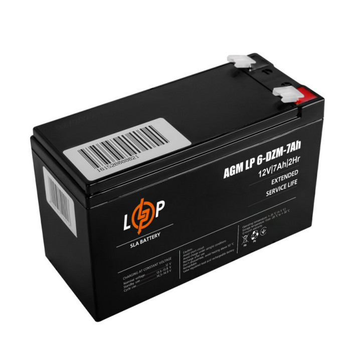 Аккумулятор LogicPower LP DZM AGM 12 В 7 Ач 16152 - изображение 5