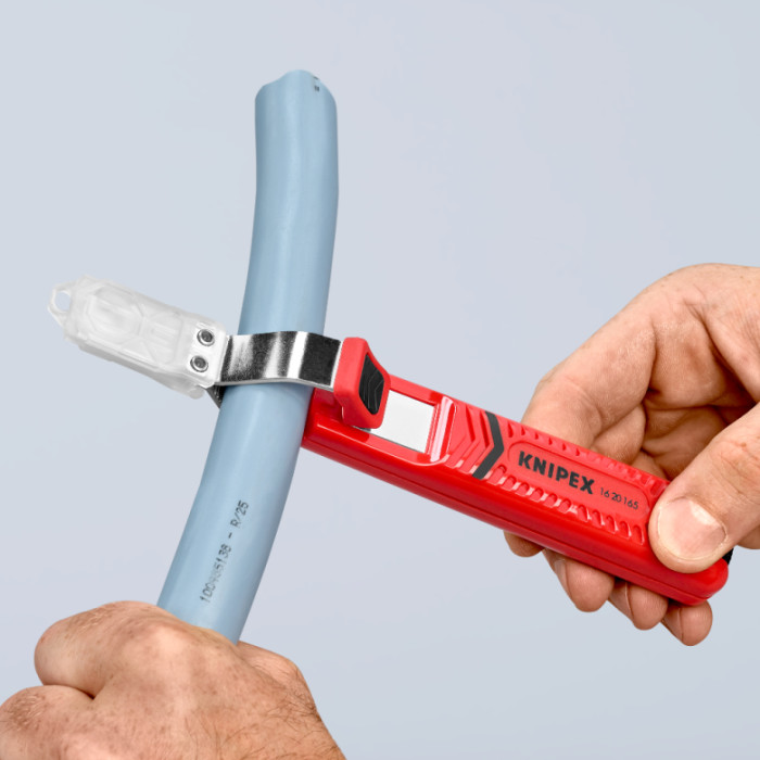 Стрипер для видалення оболонок KNIPEX 165 мм 16 20 165 SB - зображення 7