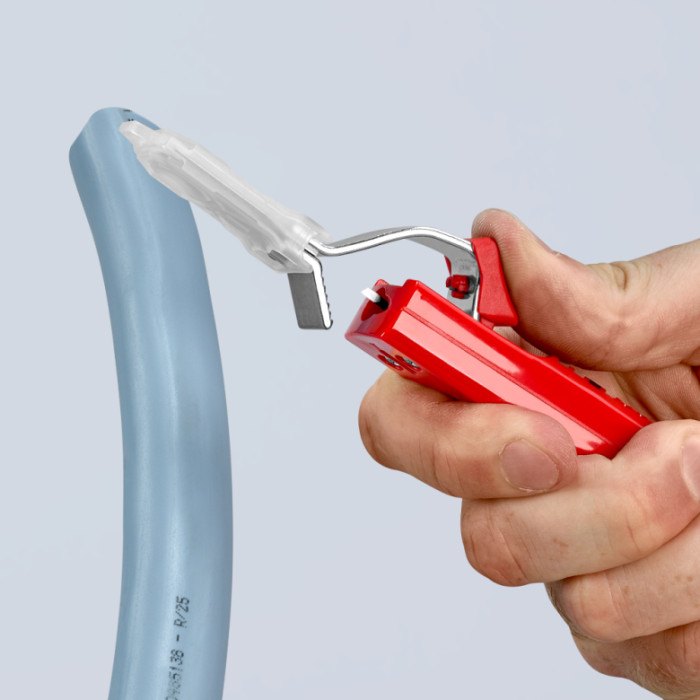 Стрипер для видалення оболонок KNIPEX 165 мм 16 20 165 SB - зображення 9