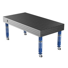 Сварочный стол на колесах GPPH PLUS 2000×1000 мм, fi16, сетка 50×50 мм