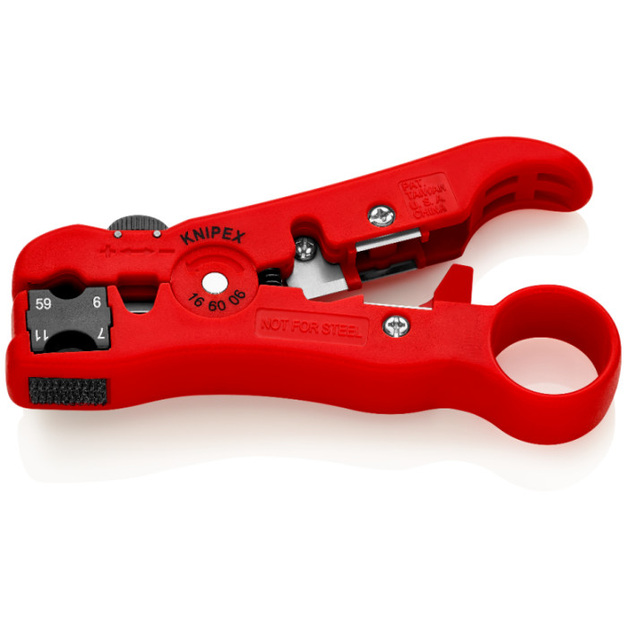 Стріппер для зняття ізоляції з коаксіальних кабелів KNIPEX 16 60 06 SB - зображення 3