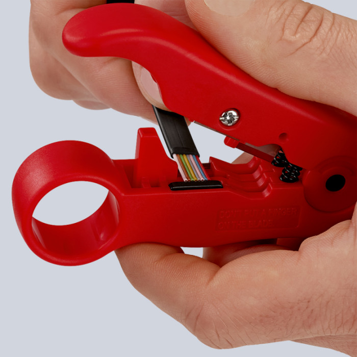 Стріппер для зняття ізоляції з коаксіальних кабелів KNIPEX 16 60 06 SB - зображення 4