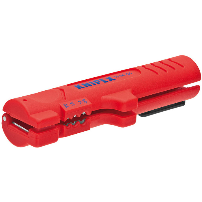 Інструмент для зняття оболонки з плоского та круглого кабелю KNIPEX 16 64 125 SB