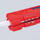 Інструмент для зняття оболонки з плоского та круглого кабелю KNIPEX 16 64 125 SB - зображення 2