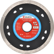 Круг алмазный по керамограниту WURTH Pro 125х22.23х1.4 мм 1668404125