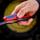 Інструмент універсальний для видалення ізоляції KNIPEX ErgoStrip PV 16 95 03 SB - зображення 5