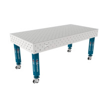 Сварочный стол на колёсах GPPH PRO INOX 2000х1000 мм, fi16, диагональная сетка