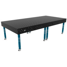 Сварочный стол на колёсах GPPH ECO 3000х1480 мм, fi16, диагональная сетка