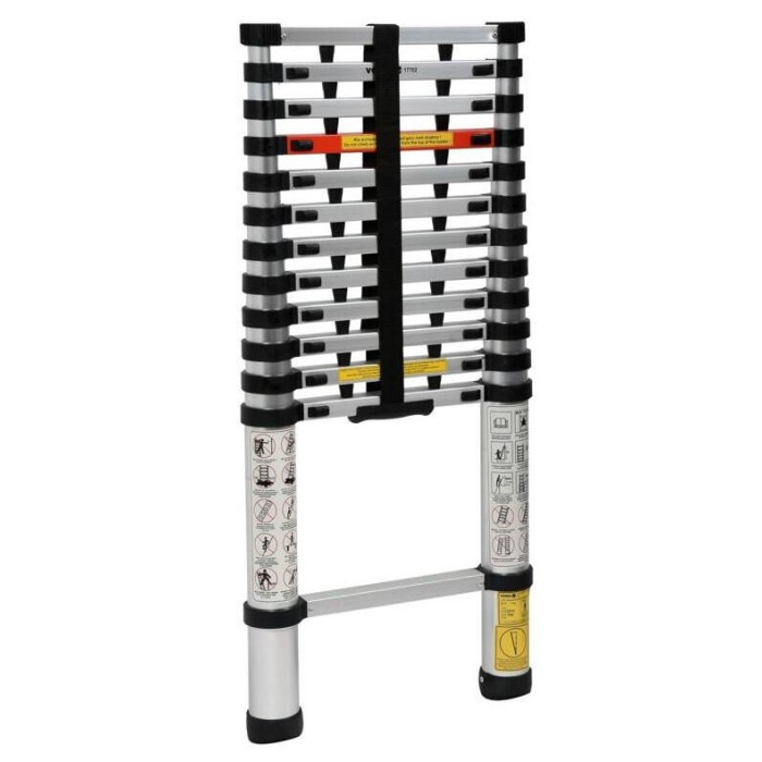 Лестница приставная телескопическая VOREL 1x13 3.8 м 17702 - изображение 2
