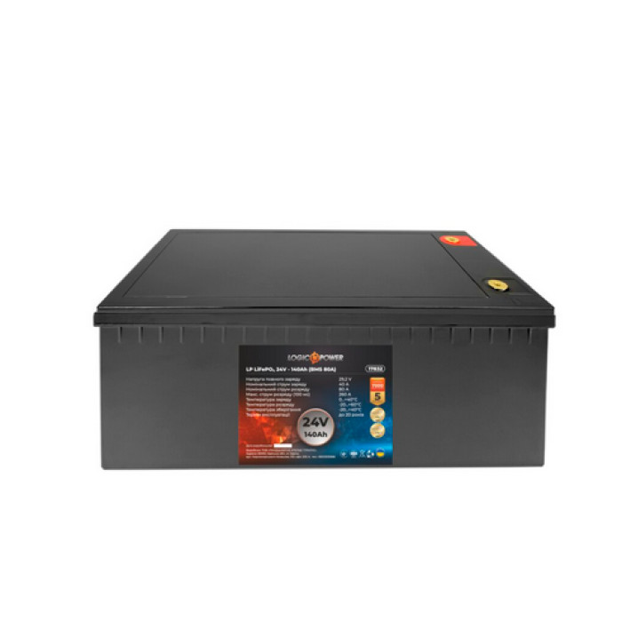 Аккумулятор LogicPower LP LiFePO4 24 В 140 Ач 17832 - изображение 2
