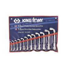 Ключі L-подібні 12 шт KING TONY 8-24 мм 1812MR