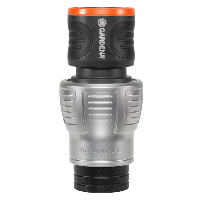 Коннектор для шланга с автостопом Gardena Premium 18254-20.000.00 - изображение 3