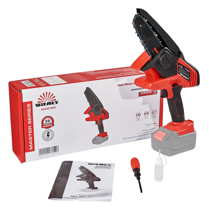 Гілкоріз акумуляторний Vitals Master AKZ 1802 SmartLine+ 183820 без АКБ - зображення 7