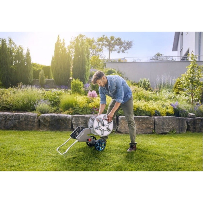 Візок для шланга Gardena AquaRoll M Easy Metal 18547-20.000.00 - зображення 3