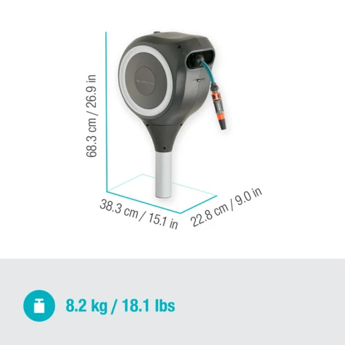 Катушка наземная со шлангом GARDENA RollUp S 11 мм 15 м 18606-20.000.00 - изображение 4