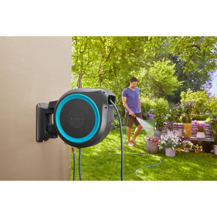 Котушка настінна зі шлангом GARDENA RollUp M/L 13 мм 25 м 18620-20.000.00 - зображення 6