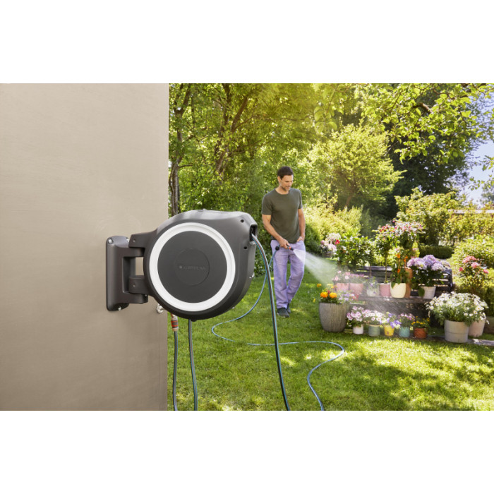 Котушка для шланга настінна з комплектом для поливу Gardena RollUp L 18627-20.000.00 - зображення 5