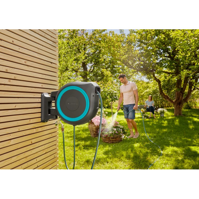 Котушка настінна зі шлангом GARDENA RollUp XL 13 мм 35 м 18630-20.000.00 - зображення 6