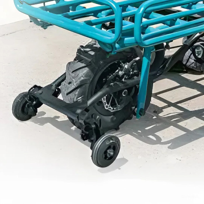 Комплект додаткових передніх коліс для тачки Makita DCU180 191A01-6 - зображення 4