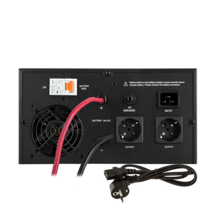 Лінійно-інтерактивне ДБЖ з правильною синусоїдою LogicPower LPE-B-PSW-2300VA+ 19409 - зображення 4