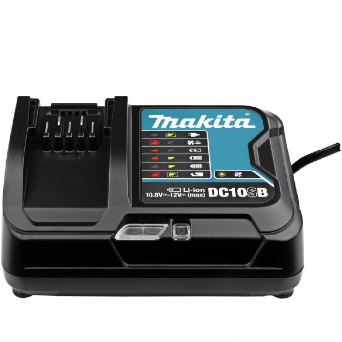 Набір Makita СXT зарядний пристрій 12 В, акумулятори 2 шт Li-Ion 12 В 1.5 Аг, кейс Makpac 1 197652-7 - зображення 2