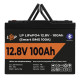 Акумулятор LogicPower LP LiFePO4 12V (12,8V) - 100 Ah (1280Wh) (Smart BMS 100А) BT 20197  - зображення 2