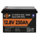 Аккумулятор LogicPower LP LiFePO4 12V (12,8V) - 230 Ah (2944Wh) (Smart BMS 150А) з BT пластик для ИБП 20199