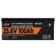 Аккумулятор LogicPower LP LiFePO4 24V (25,6V) - 100 Ah (2560Wh) (Smart BMS 100А) з BT 20200 - изображение 2