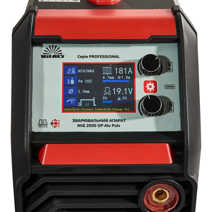 Сварочный аппарат Vitals Professional MIG 2000 DP Alu Puls 203306 - изображение 9