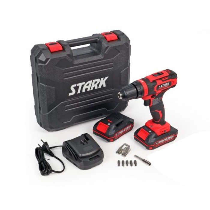 Дриль-шуруповерт ударний акумуляторний STARK CD-20-2 Li-Ion 210020010