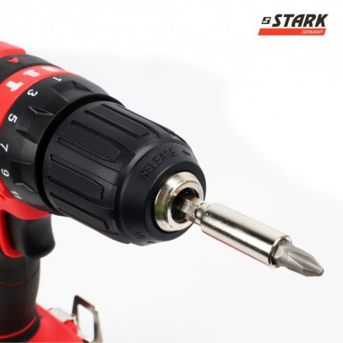 Дриль-шуруповерт ударний акумуляторний STARK CD-20-2 Li-Ion 210020010 - зображення 10