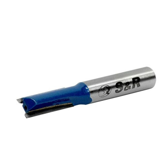 Фреза пазовая прямая по дереву S&R D7.96 l20 d8 216901079 - изображение 2