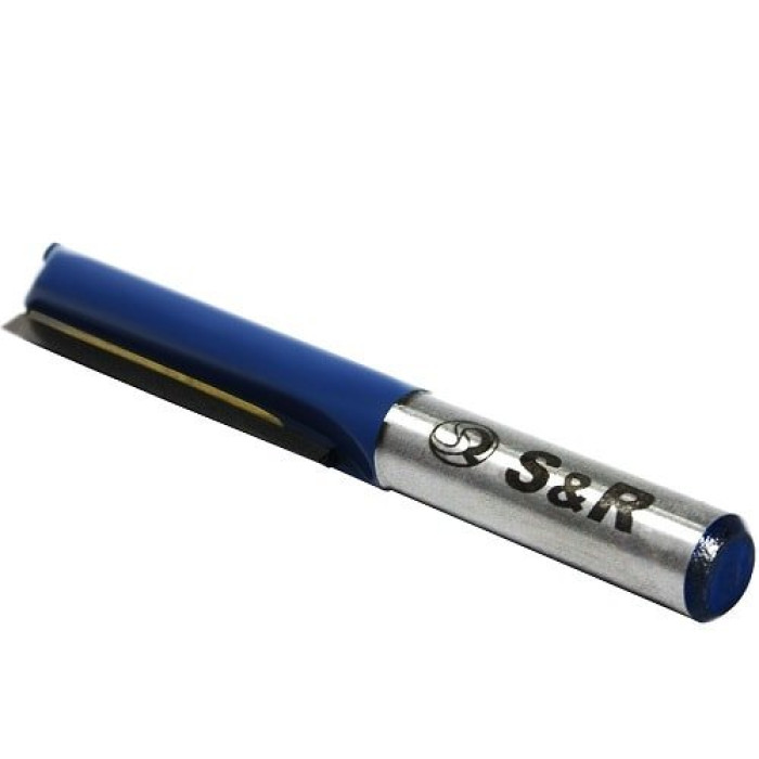 Фреза пазовая прямая по дереву S&R D9.52 l38 d8 216902096 - изображение 2