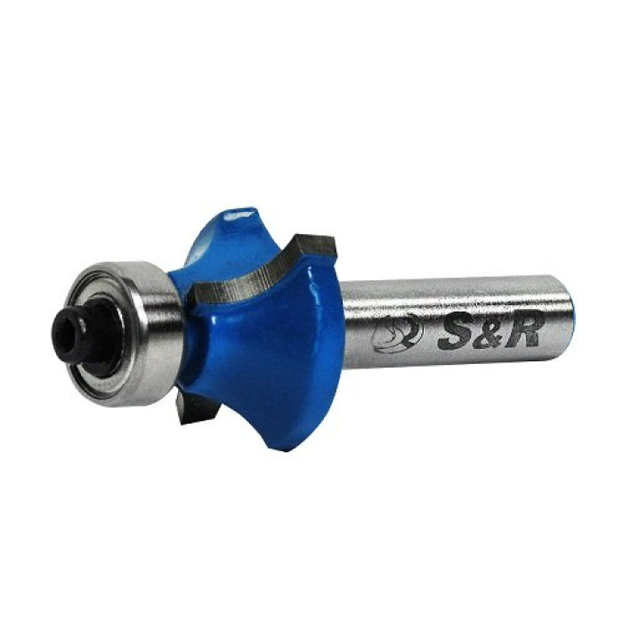 Фреза кромочная отливная по дереву S&R D25.4 R6.35 d8 216904254 - изображение 2