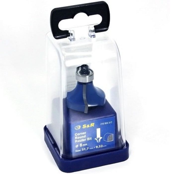 Фреза кромочная отливная по дереву S&R D31.7 R9.52 d8 216904317 - изображение 5