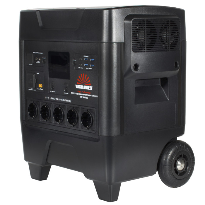 Портативна акумуляторна станція Vitals Professional PS 3600qc 217493 - зображення 9