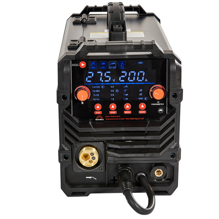 Комплект: зварювальний апарат Vitals Professional MIG 2000 Digital LCD + маска Vitals 1550 220891 - зображення 3